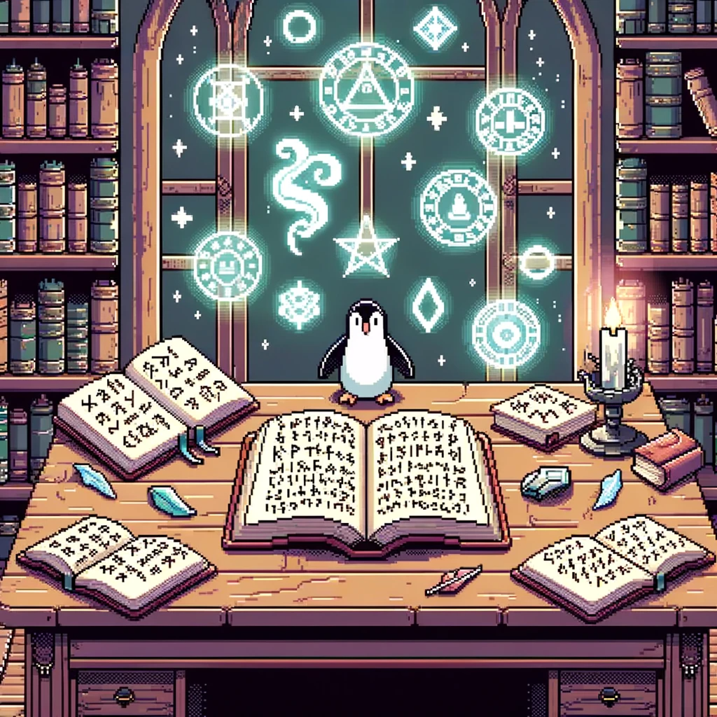 By lantern's glow, Wizzy and Pudgy scholars decode ancient runes, seeking the realm's lost magic.